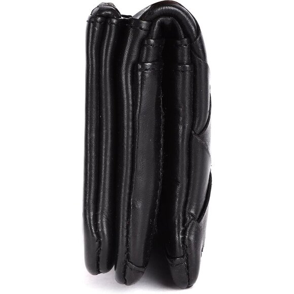 Top Handle Handbags For Women with Dust Bag Black  Holland Full Grain Leather - Picture 7 of 9